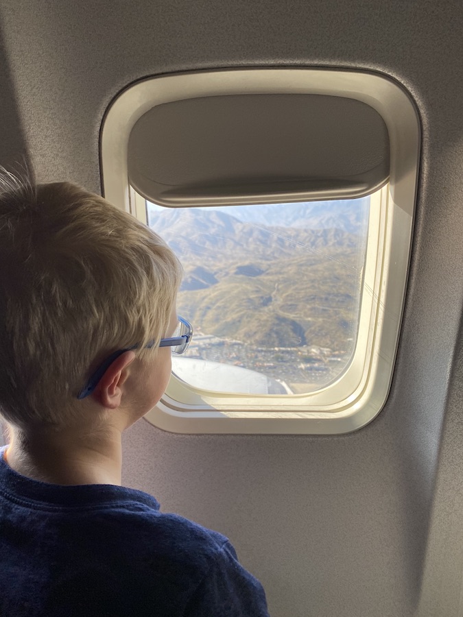 Palm Springs 2020 - Airplane Window
